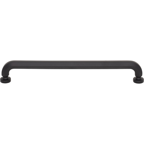 Top Knobs TK3324BLK: 7-9/16" Stanmore D-Handle Cabinet Pull - Flat Black