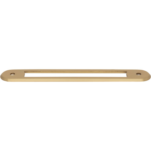 Top Knobs TK3353HB: 5-1/16" Brockwell Oval Backplate - Honey Bronze
