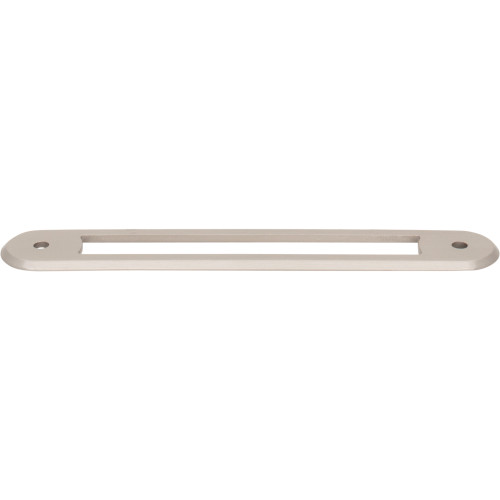 Top Knobs TK3353BSN: 5-1/16" Brockwell Oval Backplate - Brushed Satin Nickel