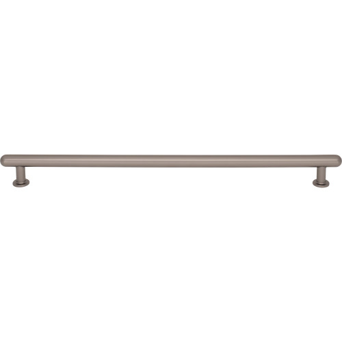 Top Knobs TK3336AG: 12" cc Lambert Bar Cabinet Pull - Ash Gray