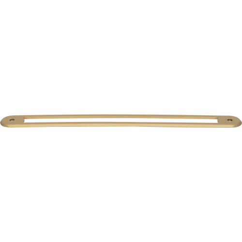 Top Knobs TK3356HB: 8-13/16" Brockwell Oval Backplate - Honey Bronze