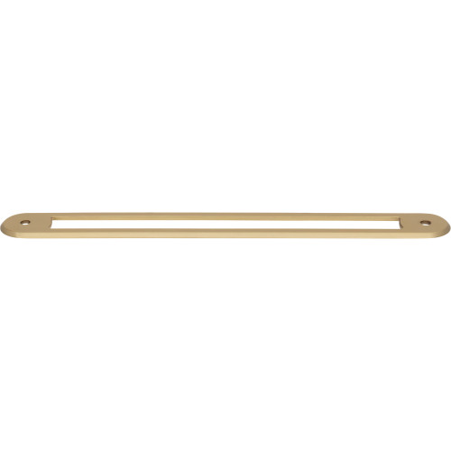 Top Knobs TK3355HB: 7-9/16" Brockwell Oval Backplate - Honey Bronze