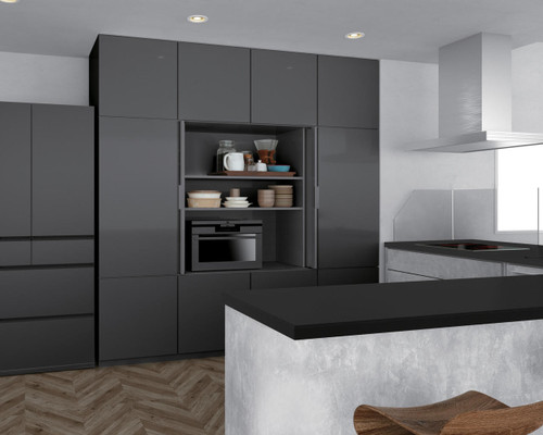 Sugatsune ALT-ST15-D10LL-19: Overlay Soft-Close Pocket Door System Kit with 19" Slides