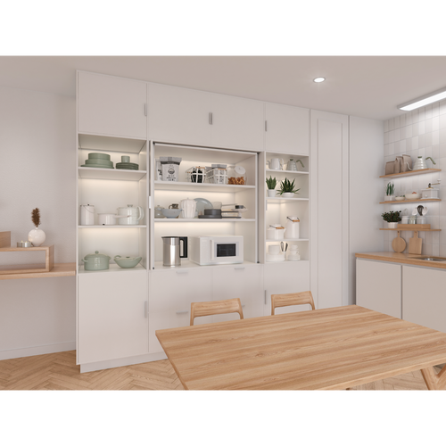 Sugatsune ALT-ST15-D360S-28: Inset Soft-Close Pocket Door System Kit with 28" Slides