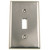 Rusticware 782SN: Single Switch Switchplate - Satin Nickel