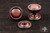 RKI CK-1217-DC: 1-1/4" Flat Rope Cabinet Knob w/Detachable Back Plate - Distressed Copper