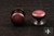 RKI CK-3217-ATDC: 1-1/4" Solid Plain Cabinet Knob w/Backplate - Distressed Copper