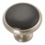 Hickory P427-SNB: 1-5/16" Tranquility Cabinet Knob - Satin Nickel/Black