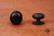 RKI CK-3217-ATRB: 1-1/4" Solid Plain Cabinet Knob w/Backplate - Oil Rubbed Bronze