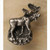 Anne At Home 636: Moose on Mountain Cabinet Knob - Right Facing