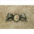 Anne At Home 538: Bow w/Stone Cabinet Knob - Medium