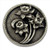 Anne At Home 7051: Daffodils Cabinet Knob - Right Facing