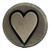 Anne At Home 7031: Hearts Cabinet Knob