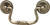 Hafele 125.28.100: 76mm cc Classic Drop Bail Cabinet Pull - Burnished Bronze