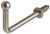 Hafele 510.86.602: 45mm x 30mm Ball Point Wall Hook - Matte Nickel