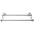 Top Knobs ED7BSNB: 18" cc Edwardian Bath Double Towel Bar - Brushed Satin Nickel