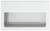 Hafele 158.88.099: 100mm Flush Mount Cabinet Pull - White