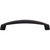 Top Knobs M1141: 5-1/16" cc Boro Arch Cabinet Pull - Flat Black