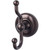 Top Knobs ED2ORBA: Edwardian Bath Double Wall Hook - Oil Rubbed Bronze