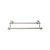 Top Knobs ED9BSNB: 24" cc Edwardian Bath Double Towel Bar - Brushed Satin Nickel