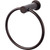 Top Knobs HOP5ORB: Hopewell Bath Towel Ring - Oil Rubbed Bronze