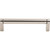 Top Knobs M1256: 5-1/16" cc Pennington Round Bar Cabinet Pull - Polished Nickel
