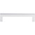 Top Knobs M1160: 5-1/16" cc Nouveau III Square Bar Cabinet Pull - Polished Chrome