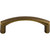 Top Knobs M1709: 3" cc Griggs Curved Bar Cabinet Pull - German Bronze