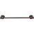Top Knobs ED6ORBA: 18" cc Edwardian Bath Single Towel Bar - Oil Rubbed Bronze