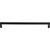 Top Knobs M1022: 18-7/8" cc Pennington Round Bar Cabinet Pull - Flat Black