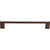 Top Knobs M1072: 8-13/16" cc Princetonian Round Bar Cabinet Pull - Oil Rubbed Bronze