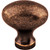 Top Knobs M205: 1-1/4" Somerset II Egg Cabinet Knob - Antique Copper