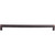 Top Knobs M1837: 12" cc Nouveau III Tapered Bar Cabinet Pull - Tuscan Bronze