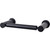 Top Knobs HOP3BLK: 6-3/4" cc Hopewell Bath Single Wall Hook - Flat Black