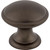Top Knobs M1224: 1-1/4" Dakota Round Cabinet Knob - Oil Rubbed Bronze