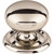 Top Knobs M1316: 1-1/4" Victoria Falls Round Cabinet Knob - Polished Nickel