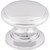 Top Knobs M350: 1-1/4" Ray Round Cabinet Knob - Polished Chrome