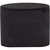 Top Knobs TK73BLK: 1-1/4" cc Sanctuary Oval Slot Cabinet Knob - Flat Black