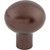 Top Knobs M1528: 1-3/16" Aspen Egg Cabinet Knob - Mahogany Bronze