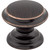 Top Knobs M1591: 1-3/8" Dakota Flat Top Round Cabinet Knob - Tuscan Bronze