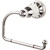 Top Knobs HUD4PN: Hudson Bath Single Arm Tissue Roll Holder - Polished Nickel