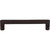 Top Knobs M1367: 6" cc Aspen Flat Sided Cabinet Pull - Medium Bronze