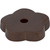 Top Knobs M1428: Aspen Flower Backplate - Mahogany Bronze
