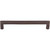 Top Knobs M1372: 9" cc Aspen Flat Sided Cabinet Pull - Medium Bronze