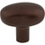 Top Knobs M1538: 1-9/16" Aspen Potato Cabinet Knob - Mahogany Bronze