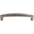 Top Knobs M1813: 6-5/16" cc Channel Curved Bar Cabinet Pull - Cast Iron