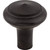 Top Knobs M1487: 1-1/4" Aspen Round Peak Cabinet Knob - Medium Bronze
