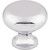 Top Knobs M270: 1-1/4" Somerset II Flat Faced Cabinet Knob - Polished Chrome