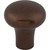 Top Knobs M1553: 1-1/8" Aspen Round Cabinet Knob - Mahogany Bronze