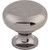 Top Knobs M272: 1-1/4" Somerset II Flat Faced Cabinet Knob - Black Nickel
